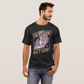 T-shirt Bébé catcher - La sage-femme en action (Devant entier)