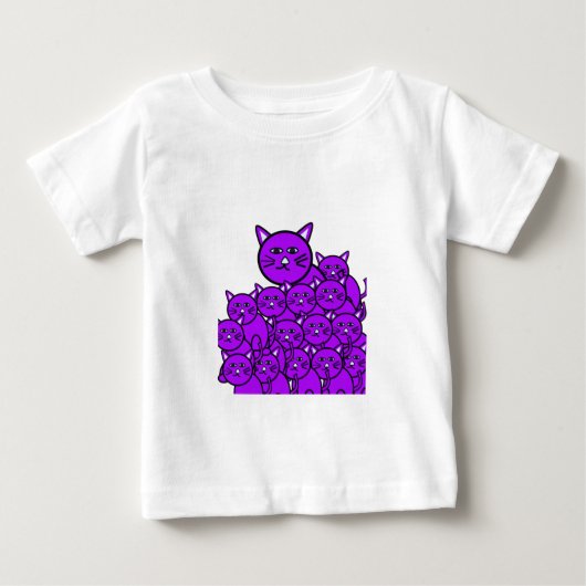 T-shirt bébé chat (Devant)