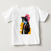 T-shirt bébé chat cool (Devant)