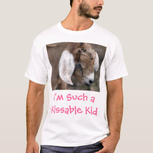T-shirt bébé-chèvre, je suis un tel enfant de Kissable