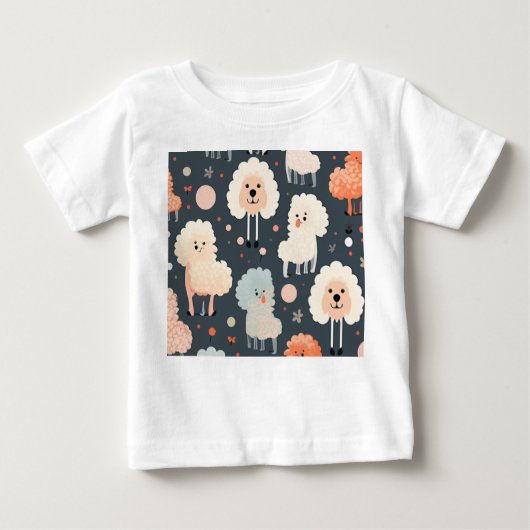 T-shirt bébé chiot poupée de caniche (Devant)