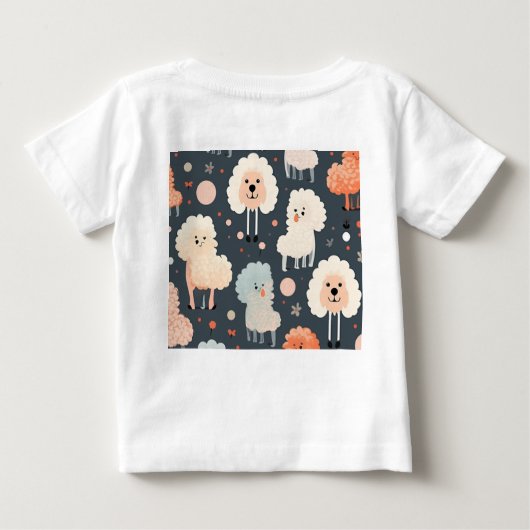 T-shirt bébé chiot poupée de caniche (Dos)