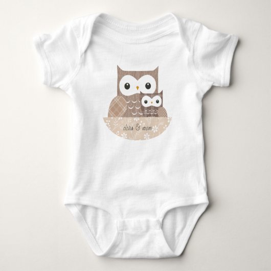 T-shirt bébé chouette Body bébé (Devant)
