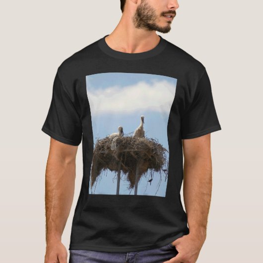 T-shirt Bébé cigognes Photographie (Devant)