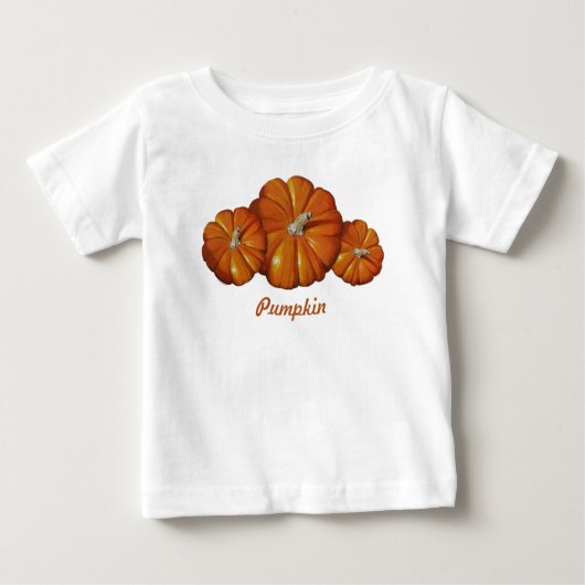 T-shirt bébé citrouille (Devant)