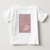 T-shirt bébé cochon (Dos)