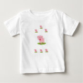 T-shirt bébé cochon (Devant)