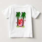 T-shirt bébé cochon (Dos)