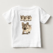T-shirt bébé cochon (Dos)