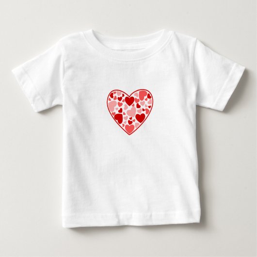 T-shirt bébé Coeurs Saint-Valentin (Devant)