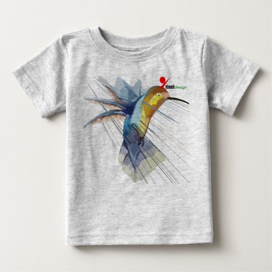 T-shirt Bébé colibri mignon (Devant)