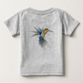 T-shirt Bébé colibri mignon (Dos)