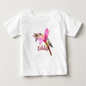 T-shirt bébé colibri personnalisé (Devant)