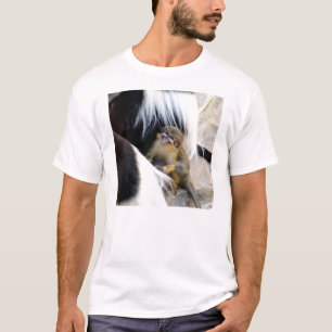 T-shirt Bébé colobus singe