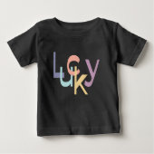 T-shirt bébé coloré Lucky | DP7Art (Devant)