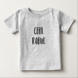 T-shirt bébé Cool Raoul<br><div class="desc">Expression française vintage "Cool Raoul".</div>