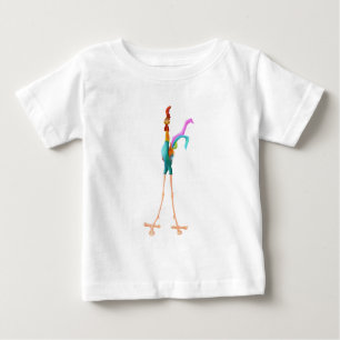 T-shirt bébé coq drôle