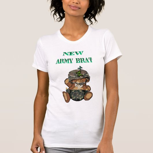 T-shirt Bébé d'armée de *New (Devant)