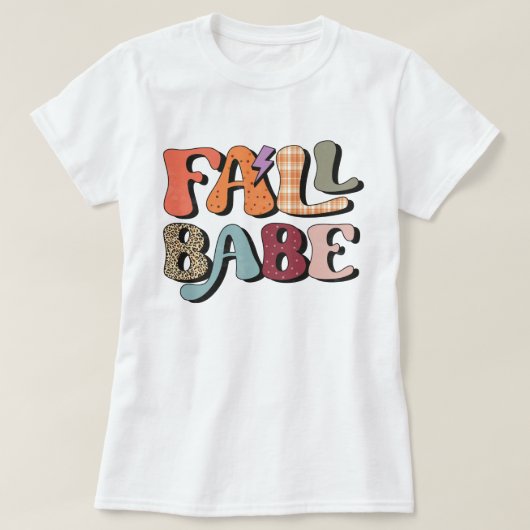 T-shirt Bébé d'automne - Automne automne (Design devant)