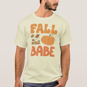 T-shirt Bébé d'automne Rétro Coquette Esthétique Épice de