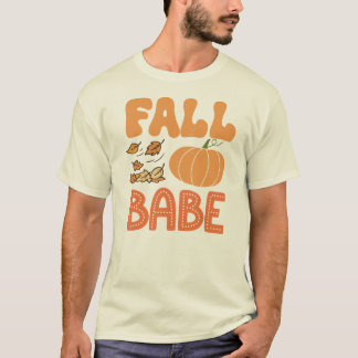 T-shirt Bébé d'automne Rétro Coquette Esthétique Épice de
