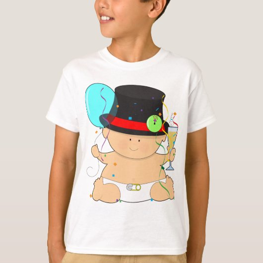 T-shirt Bébé de bonne année (Devant)