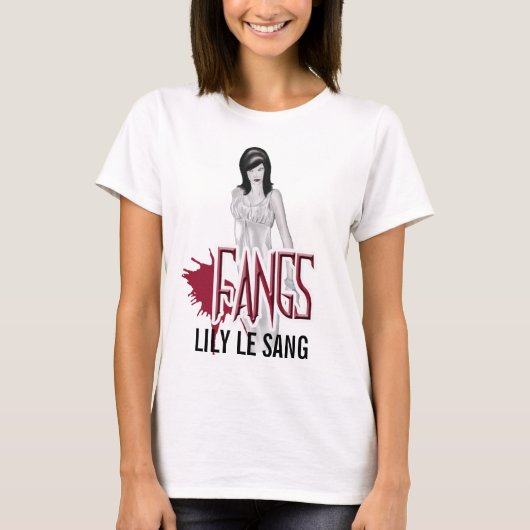 T-shirt Bébé de caractère de FANGS LILY LE SANG - chemise (Devant)