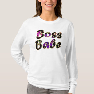 T-shirt Bébé de chef en Flore noire
