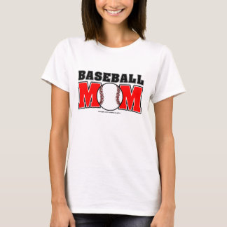 T-shirt Bébé de dames de maman de base-ball - poupée