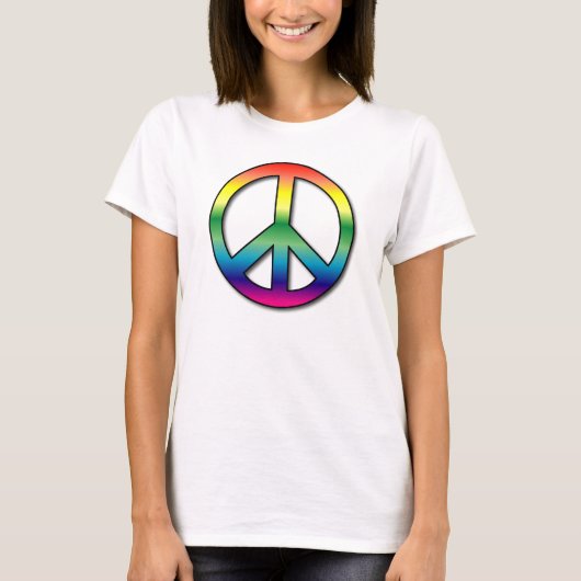 T-shirt Bébé de dames de paix - poupée (adaptée) (Devant)