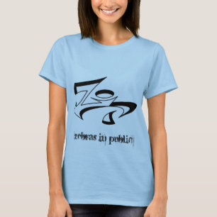 T-shirt Bébé de dames de vitesse de zèbre - poupée