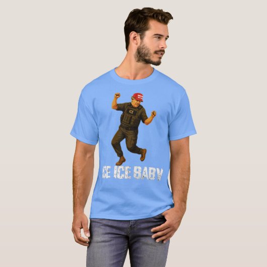 T-shirt Bébé de glace (Devant entier)