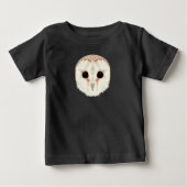 T-shirt bébé de la barne Owl (Devant)