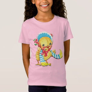 T-Shirt Bébé de Pâques mignonne Chic Filles roses T Chemis