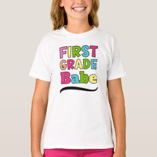 T-shirt Bébé de première année coloré Retour à l'école