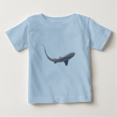 T-shirt bébé de requin-chien (Devant)