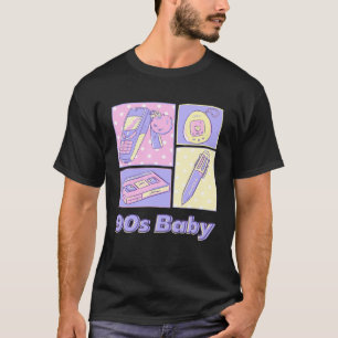 T-shirt Bébé des années 90 Style Vintage Rétro