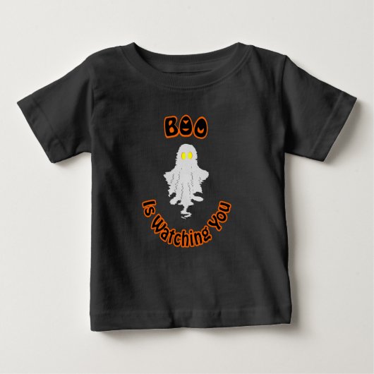 T-shirt bébé d'Halloween | Boo Vous Regarde (Devant)