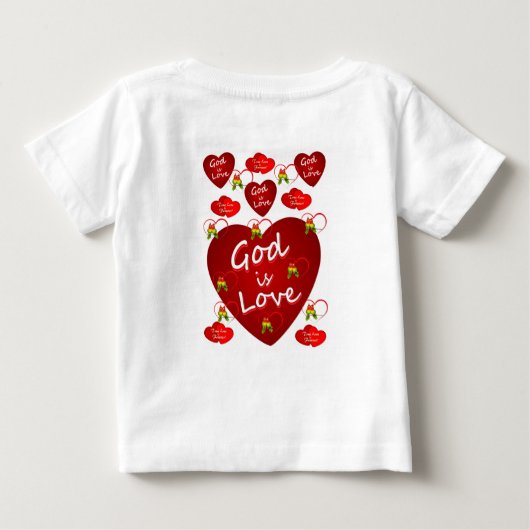 T-shirt bébé Dieu (Dos)