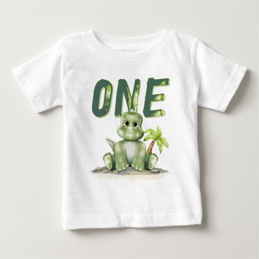 T-shirt bébé Dinosaur (Devant)