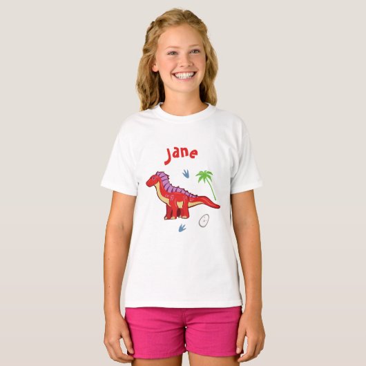 T-shirt Bébé Dinosaur Amargasaurus (Devant entier)