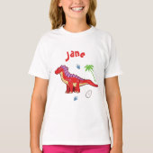 T-shirt Bébé Dinosaur Amargasaurus (Devant)