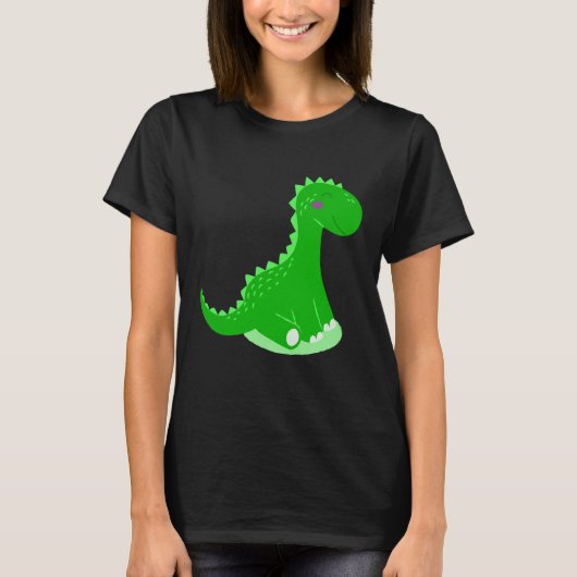T-shirt bébé dinosaure mignon (Devant)
