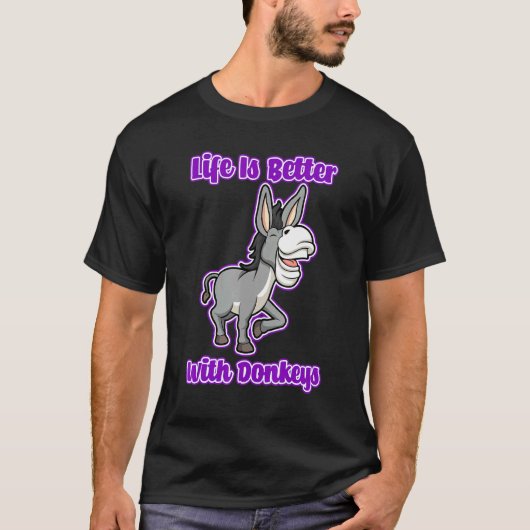 T-shirt Bébé Donkey Life Mule (Devant)