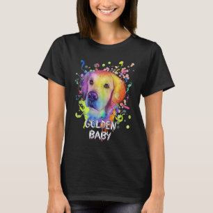 T-shirt Bébé doré Humour Retriever Golden Retriever Chien
