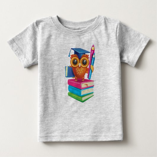 T-shirt bébé doux et confortable avec dessin (Devant)