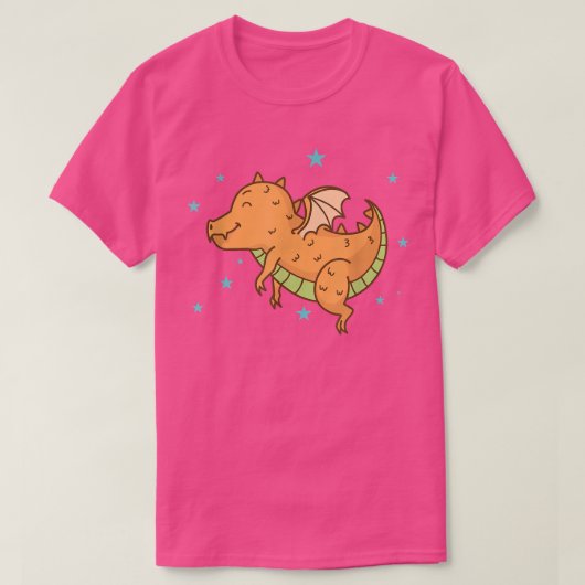 T-shirt Bébé Dragon dreams Fable Creature Fairy Tale (Design devant)