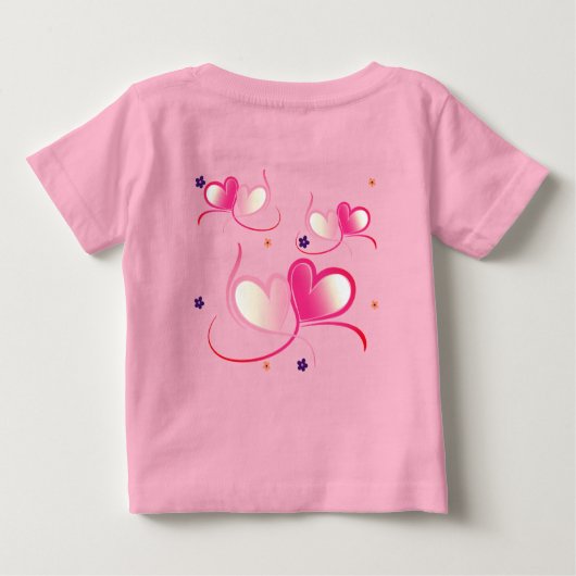 T-shirt bébé éléphant artistique mignon et tendanc (Dos)