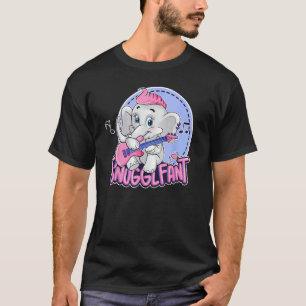 T-shirt Bébé éléphant jouant de la guitare - Heavy Metal,