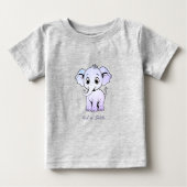 T-shirt bébé éléphant mignon (Devant)